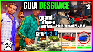 GTA5 Online  NUEVO DESGUACE GUIA DE DINERO TODOS LOS DETALLES ¿VALE LA PENA NUEVO DLC CHOP SHOP [upl. by Miner]