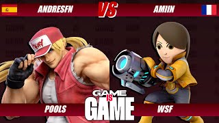 ANDRESFN VS AMIIN  POOLS WSF  GAME IS GAME 2024 [upl. by Aradnahc13]