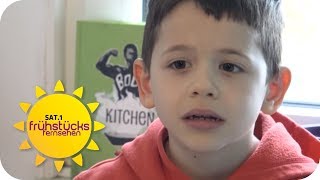 AUTISTISCHE KINDER Selim und Sami 8 brauchen Toleranz  SAT1 Frühstücksfernsehen  TV [upl. by Ehc]