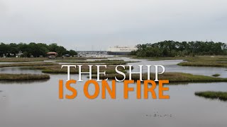 The Ship is on Fire 4K  Höegh Xiamen Fire  Jacksonville FL  June 7 2020 [upl. by Eisnil]