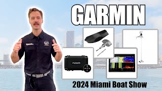 Inside the Garmin Booth at the 2024 Miami Boat Show [upl. by Kubiak]