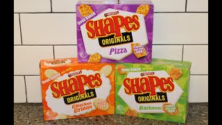 Arnott’s Shapes Original Pizza Chicken Crimpy amp Barbecue Review [upl. by Winona]