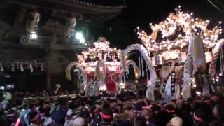 提灯練り・屋台練り 魚吹八幡神社・宵宮 Lantern Festival in Japan [upl. by Yrtneg]