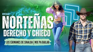 Derecho y Chueco  Los Caimanes de Sinaloa  Norteñas pa Bailar 2024  the best of Norteñas [upl. by Newcomer]