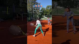 Big backhands by Bojana Jovanovic 💥 [upl. by Kahaleel]