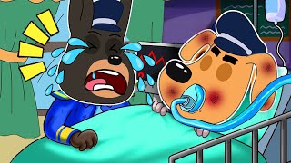 Sheriff Labrador Please Wake Up Officer Doberman Miss Labrador  Sheriff Labrador Animation [upl. by Aicilet]