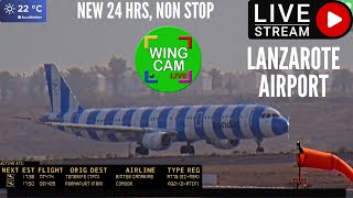 🟢 24x7 LIVE LANZAROTE AIRPORT  CLOSEST WEBCAM [upl. by Tuckie]