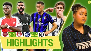 ARSENAL ROBBED ARSENAL 22 LIVERPOOL  INTER BOTTLED IT INTER 44 JUVENTUS  LIVE MATCH REACTION [upl. by Gearhart864]