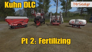 Farming Simulator 17 PS4 Kuhn DLC Pt 2 Fertilizing [upl. by Santos190]