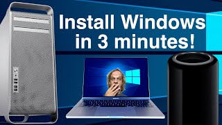 Its Never Been Easier Install Windows in Mac OS No BootCamp required [upl. by Navada]