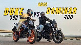 2024 Ktm Duke 390 3rd Gen Vs Bajaj Dominar 400 Drag Race  WHo will WIn [upl. by Irv]