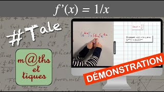 DEMONSTRATION  ln x  1x  Terminale [upl. by Willabella]