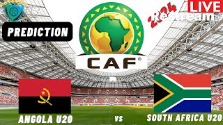 Angola vs South Africa Live Stream COSAFA U20 Africa Nations Cup 2025 Qualifiers Commentary Score [upl. by Adidnac]