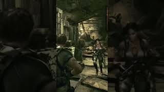 Resident Evil 5  Shotgun Headshot residentevil capcom games playstation5 [upl. by Kinimod]