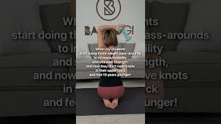 The Best Exercise For Knots In Your Upper Back 🙌 [upl. by Assenay]