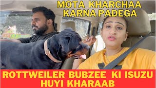 Rottweiler Bubzee Ki Car ISUZU Pickn Truck Ho Gayi Kharaab Ab Bohot Mota Kharchaa Karna Padega [upl. by Nuajed]