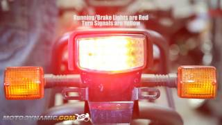 20032016 Honda Ruckus Sequential LED Tail Lights Smoked Lens V2 [upl. by Ymrots]