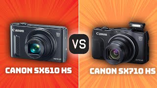 Canon SX610 HS vs Canon SX710 HS Which Camera Is Better With Ratings amp Sample Footage [upl. by Yhtomot]