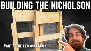 Building a Nicholson Workbench from 5 x 2s  Part 1 [upl. by Dominik]