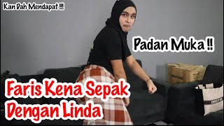 Padan Muka Faris Azri Kan Dah Mendapat  Makeup habis kotoq muka faris [upl. by Nigle]