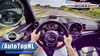 Mini Countryman JCW 231HP AUTOBAHN POV ACCELERATION amp TOP SPEED by AutoTopNL [upl. by Narot]