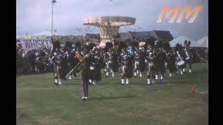 Halkirk Scotland Highland games 1977 old cine film 307 [upl. by Snider507]