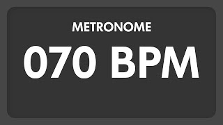 70 BPM  Metronome [upl. by Lundgren]