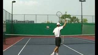 Tennis Serve Acceleration Tip [upl. by Aitnauq]