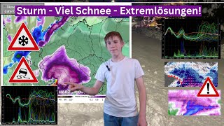 WINTERLICH WIRDS Nur wie heftig Aktuelle Details zur LMG amp Winterwoche Viel Schnee im Süden [upl. by Cas]