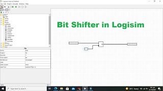 how to use a bit shifter in logisism  bit shifting in logisim simulations [upl. by Eleanor]