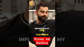 Virat Tells How Sachin Changed His Career 🥺🥹 viratkohli podcast shorts [upl. by Buseck]