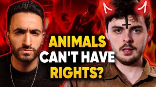 DEBUNKING EXVEGAN COSMIC SKEPTIC ON ANIMAL RIGHTS [upl. by Edrei831]