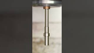 Brass shaft probes machined in one clamping ever tried a circular cutoff [upl. by Seraphina136]