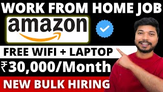 Amazon Work from Home Job 2024  New Bulk Hiring  Direct Selection  Amazon Jobs  Job4freshers [upl. by Sidwel702]