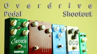 Overdrive Pedal ShootoutOpinion Klon Suhr OCD Wampler Mooer [upl. by Akimad]