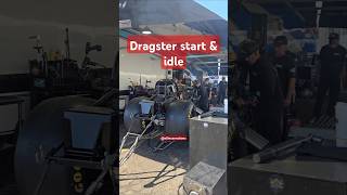 Dragster start amp idle dragracing racing motorsport nhra automobile car cars speed exhaust [upl. by Turtle512]