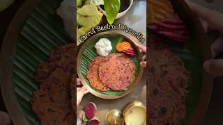 If Paranthas are your love language too this series is for you 🫶 Carrot Beetroot Parantha 🥕🥕 [upl. by Nahtanoj]