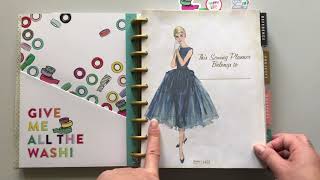 PLANNER BABES Planner Review Simplicity Sewing Planner [upl. by Ailhat]