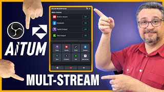 Aitum MultStream Como Fazer MULTSTREAM Horizontal e Vertical no OBS STUDIO [upl. by Enineg398]