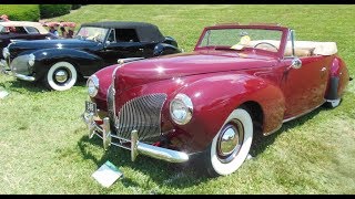 Lincoln Zephyr amp Continental Convertible Cabriolet 360 Walk Around the Cars [upl. by Montana]