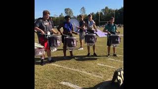 Munford High School Drumline 2019 Percussion Feature [upl. by Lemkul]