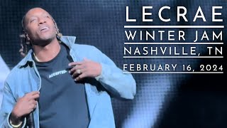 LECRAE w Jeremy Camp Intro  Winter Jam 2024  Nashville [upl. by Heddie518]