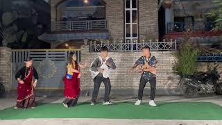 Resham Cover Dance Video At Deusi Bhailo 2081Gm united [upl. by Notgnirra671]