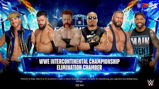 Jey uso Logan Paul Sheamus amp More Elimination Chamber intercontinetal Championship Match [upl. by Atla]