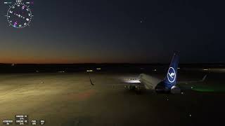 Lufthansa flight from Berlin Brandenburg Airport BER to Frankfurt DE FRA [upl. by Notserp414]