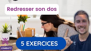 Redresser son dos  Corrige ta posture avec ces 5 exercices [upl. by Akenahc]