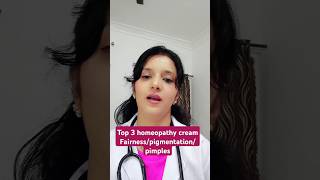 Best fairness cream homeopathy pigmentation pimples fairnesstreatment [upl. by Vullo84]