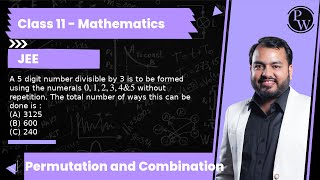 A 5 digit number divisible by 3 is to be formed using the numerals 01234 amp 5 without repetiti [upl. by Nileuqaj28]