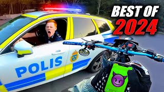 POLICE vs BIKERS  BEST OF 2024  1 HOUR [upl. by Ydoow]