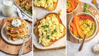 Savory Vegan Breakfast Ideas Easy  Healthy [upl. by Culosio]